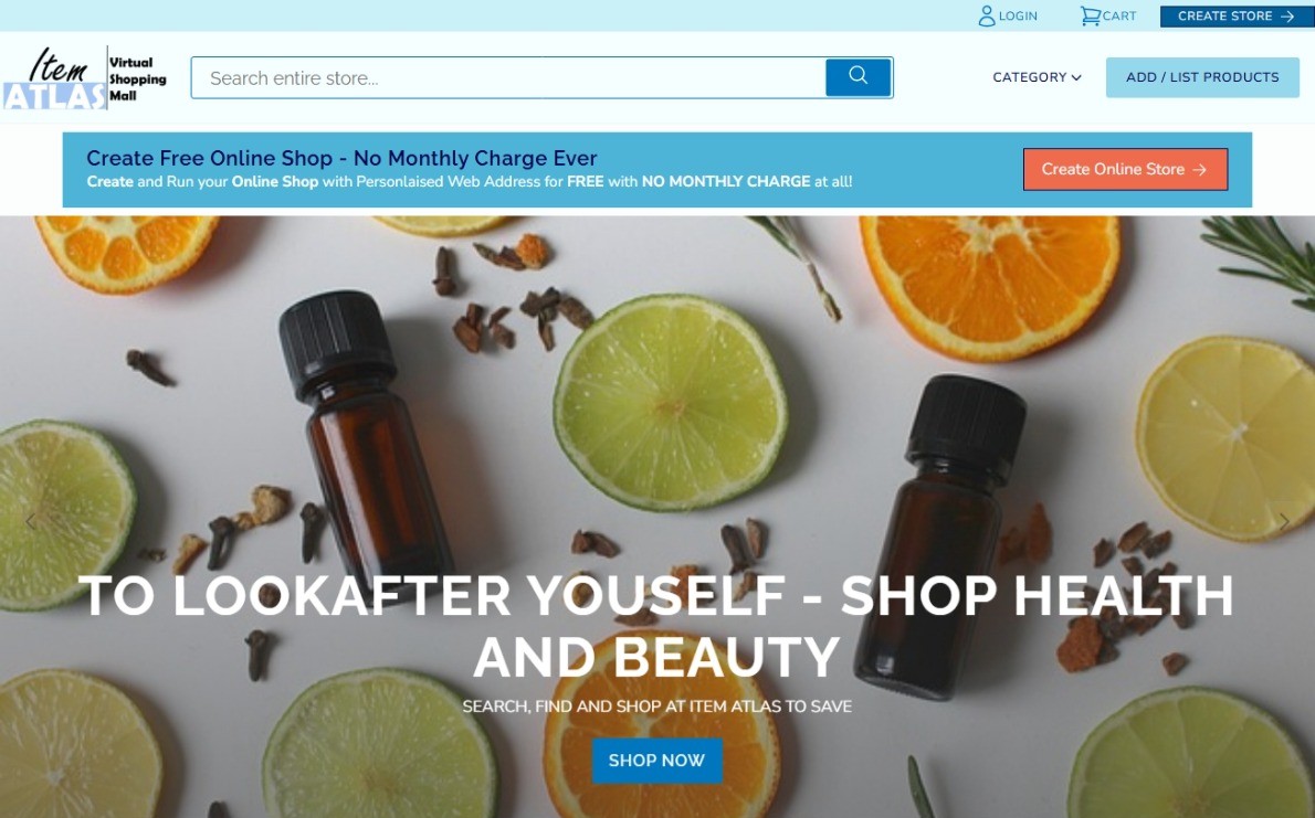 Item ATLAS | Multi-Vendor Virtual Mall